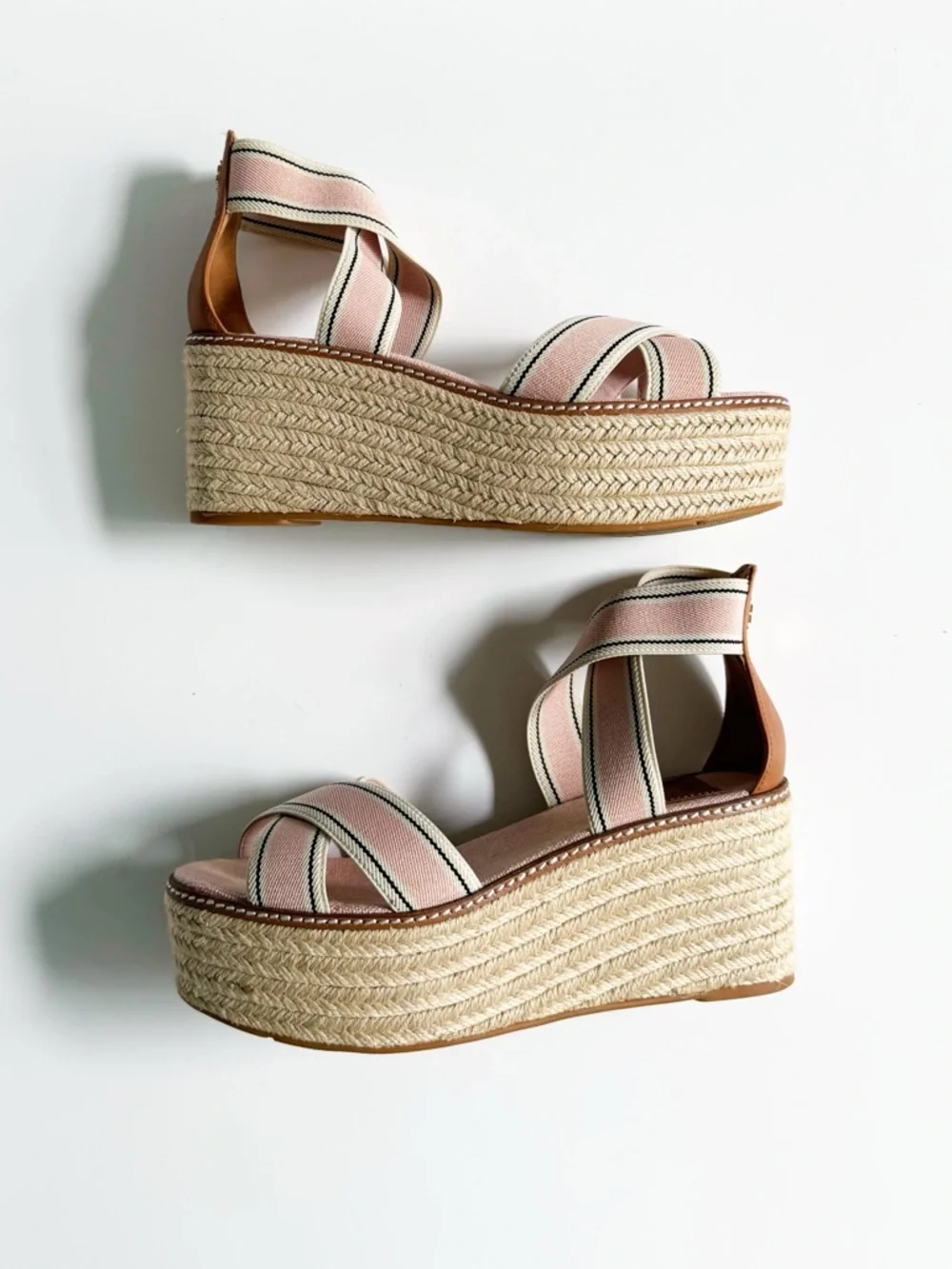 TORY BURCH Frieda Espadrille Platform Wedge Sandal | 7.5